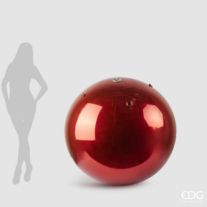 Palla Mirror Rosso in 5 misure | EDG
